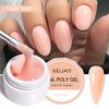 UV/LED Gel na prodlužování nehtů Křišťálový fototerapeutický gel Modelovací Rychle vytvrzující Pevný gel DIY Salon Nástroj pro nail art