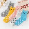 5 Pairs Women's Cute 3D Cat Mid-Calf Socks, Soft Cotton Large Size Animal Print Casual Socks for Women Cat Gifts
