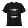 American Patriotit Constituion 2Nd 1St Amendment T Shirt Mens Black X Large Vintage Washed Unisex Slightly Stylish