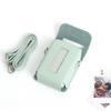 PU Leather Printer Carrying Case with Shoulder Strap Retro Storage Bag Shockproof Anti Drop for Fujifilm Instax Mini Link 3