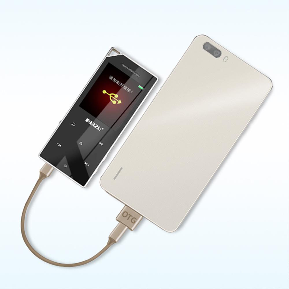 Buy RUIZU D05 Metal Bluetooth MP3 Player Portable Audio 8GB Sport Mp3 Music Player With Builtin