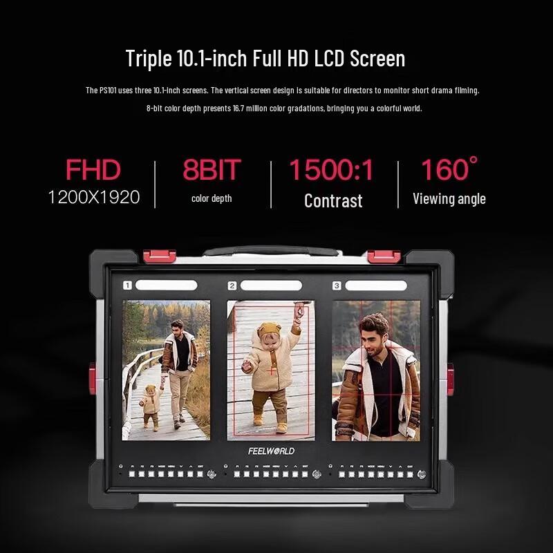 Fuvide PS101 10-inch 4K HDMI High-Brightness Field Monitor