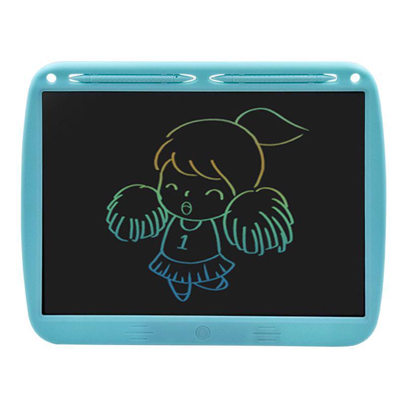 15" Rechargeable LCD Writing Board: High-Brightness Color Drawing Tablet for Smart Office and Children's Early Education.