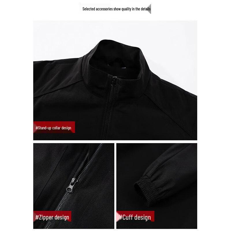 Yalu Herren Freizeitjacke mit Stehkragen für Outdoor