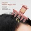 New Silicone Comb Applicator Shampoo Brush Head Massage Comb Hair Oil Dispenser Wide Tooth Scalp Massager For Hair