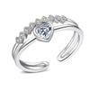 925 Sterling Silver Ring Open Adjustable Silver/Gold Ring Fashion Exquisite Student Girlfriend Jewelry Accessories Wedding Party