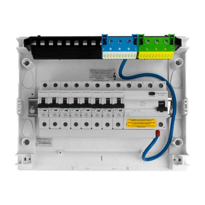 Aufputz-Modul-Verteiler 1x12 Geschützt Verkabelt Fertig