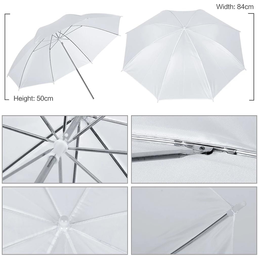Andoer Studio Photography Light Kit Softbox Lighting Set Including 45W LED Light Bulbs 50x70cm