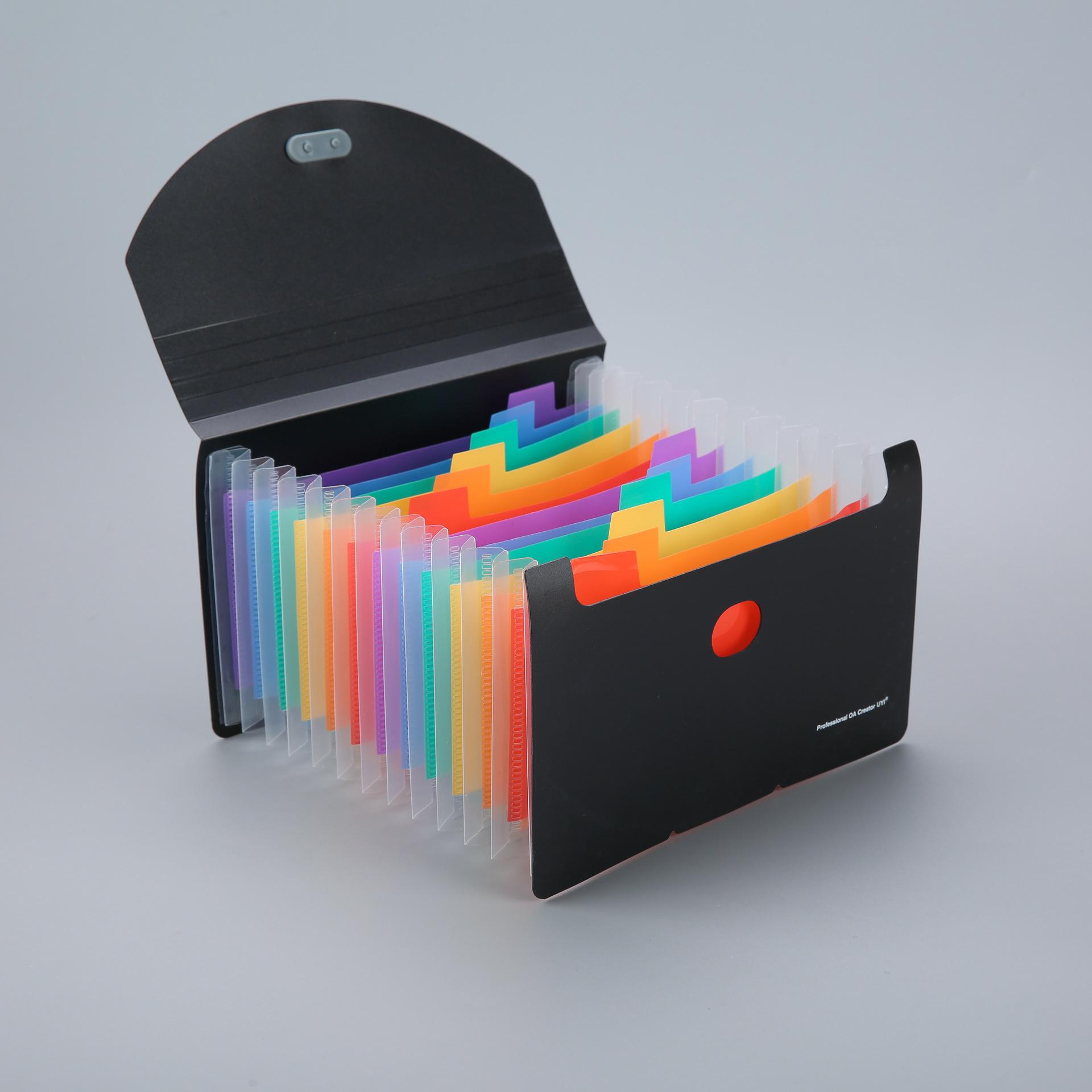 

A613 Мини Папка-аккордеон Компактный Портативный Органайзер для квитанций Папка для счетов, купонов и документов с 13 карманами