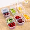 Plastic Refrigerator Storage Box Sealed Rectangular Condiment Boxes Portable Fresh-Keeping Box