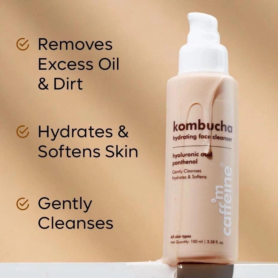mCaffeine Kombucha Hydrating Face Cleanser with Hyaluronic Acid 100ml