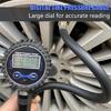 Professional Quick Response Tire Pressure Tester Inflation Tool with Digital Display for Mechanic Automotive Enthusiasts