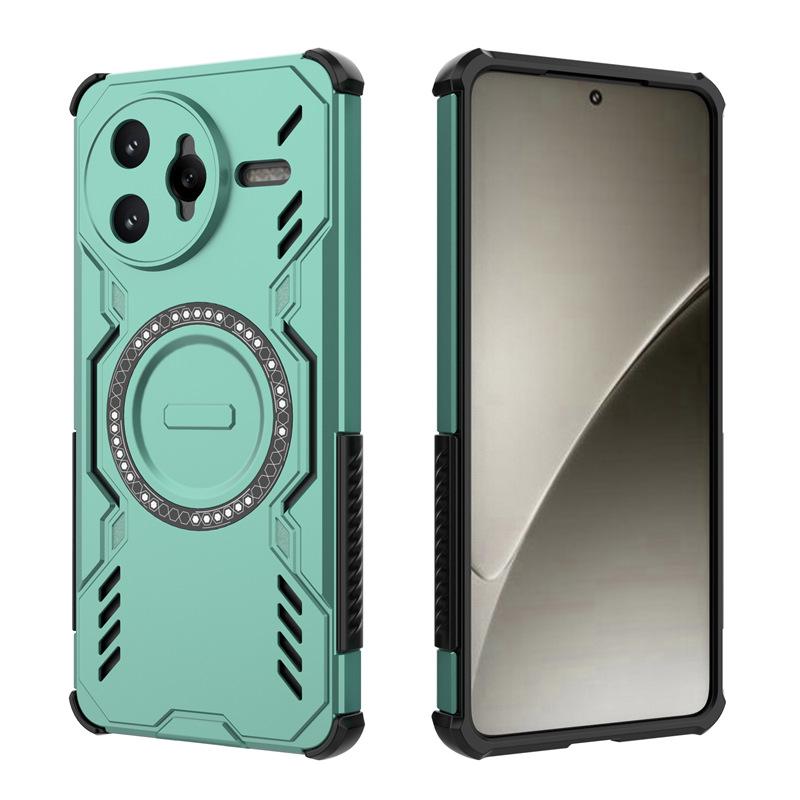 Applicable To Xiaomi Redmi K80Pro Butterfly Armor Magnetic Mobile Phone Case Redmi K70Pro Heat Dissipation and Anti-drop Protective Case