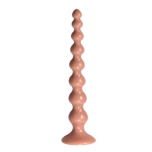 C621 Extra Long Silicone Anal Beads Massager for Men and Women