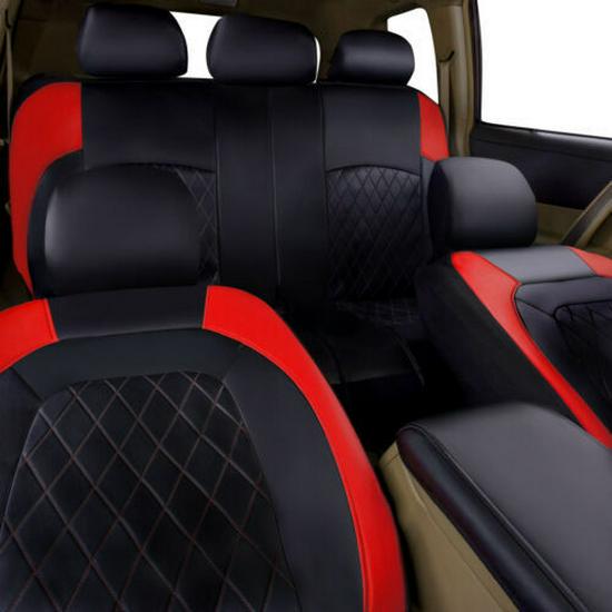 Diamond Quilted Car Seat Cover - PU Leather & PVC for Export To Europe & America