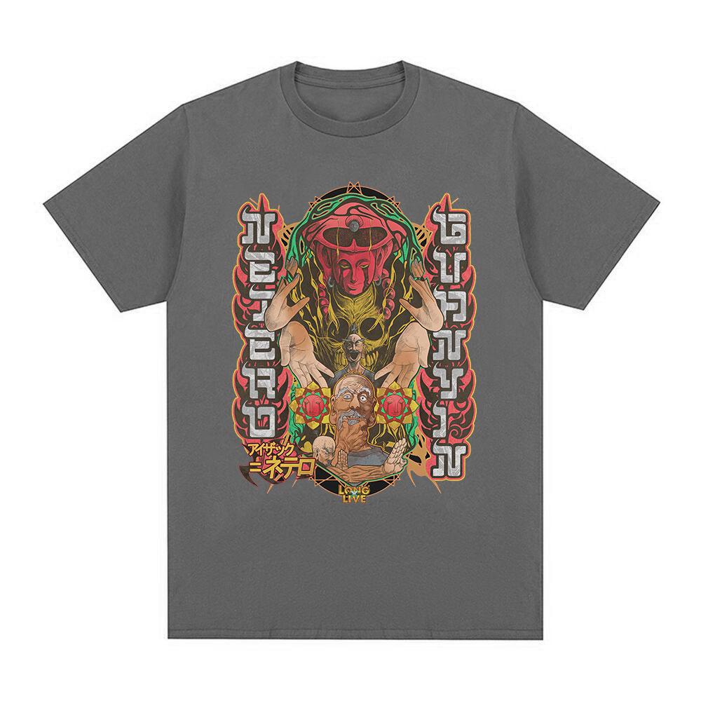 Anime Hunter X Hunter T Shirt Aizakku Netero Manga Graphic Short Sleeve Tshirt Men Women Cotton Casual Tshirts Tops Streetwear