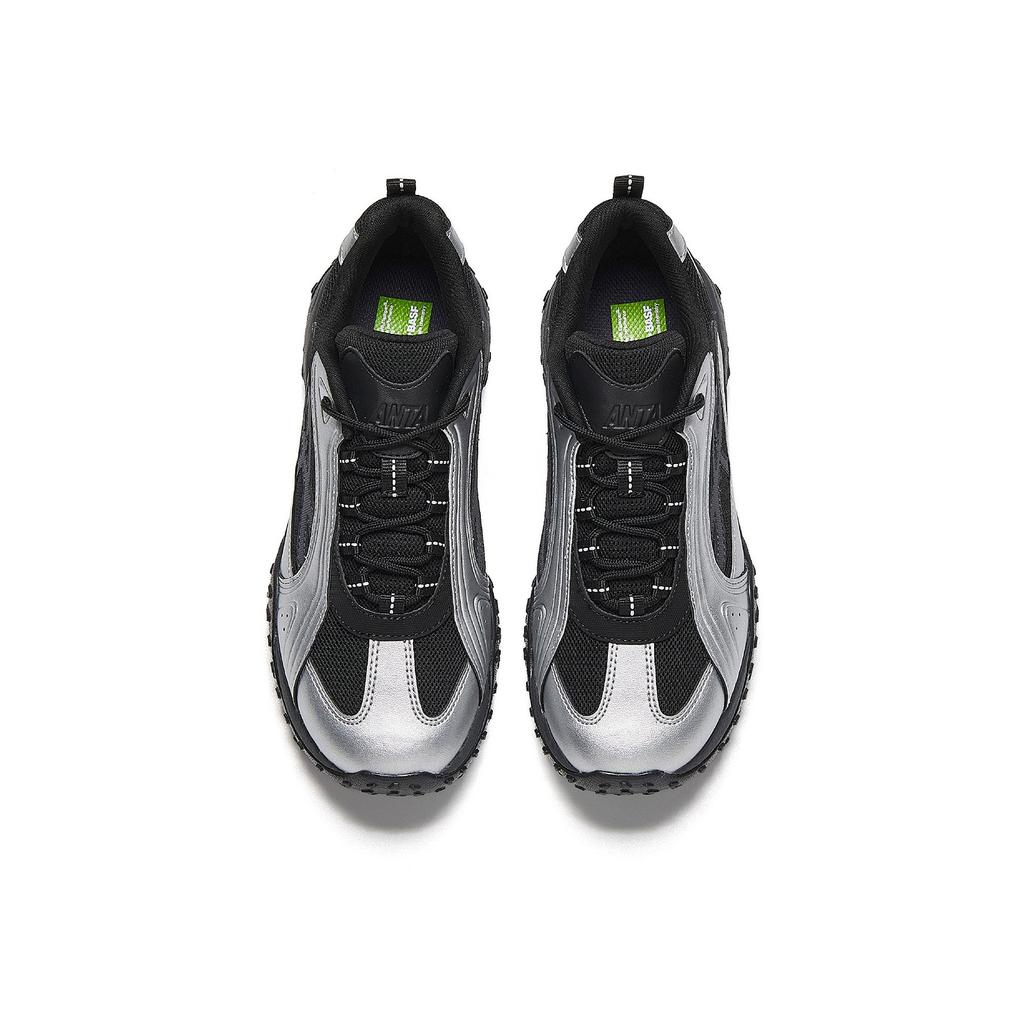 Anta Jump Ballet Style Lightweight Shoes With Detachable Laces Women Casual Shoes Black 922618881-2