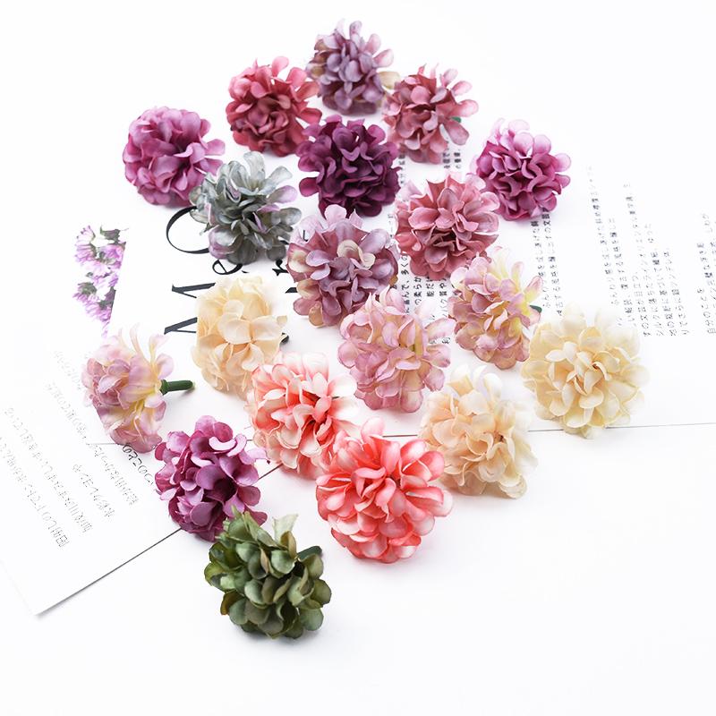 

10/20pcs Silk ArtificialFlower Carnation Home Outdoor Garden Festival party Decor Wedding bridal bouquet Diy Gift box wholesale 10pcs разноцветный