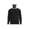 Under Armour Solid Color Crew Neck Sweater Men Sweater Black 1373684-001