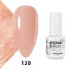 GELPOLISH Nail Art Set: Base, Top Coat, Transparent & White Gel Polishes
