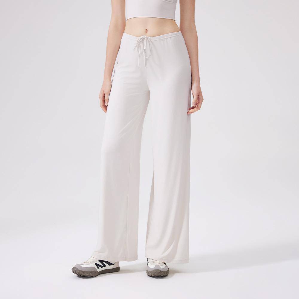 Sweatpants Cool Wide-leg Sports Trousers Antibacterial Loose and Thin Hanging Outdoor Running Yoga Pants Straight-leg Trousers