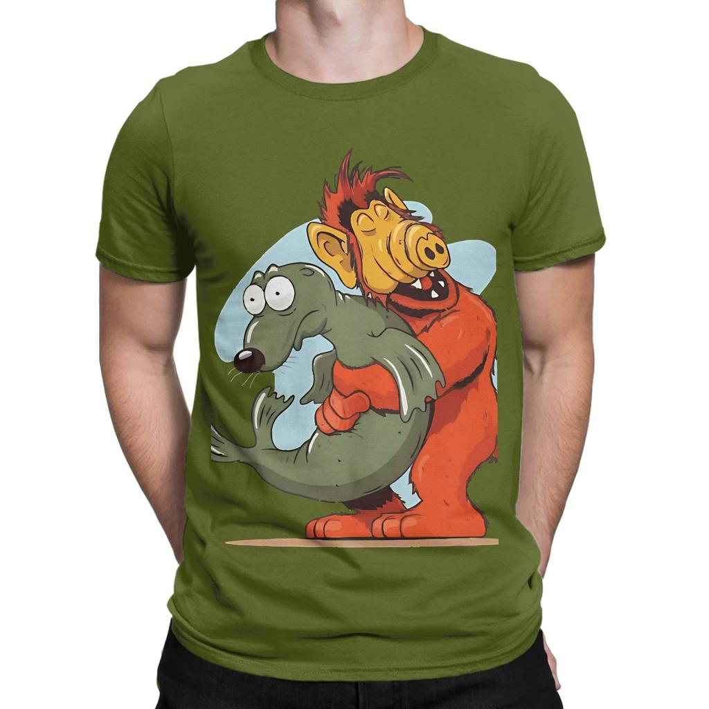 Alf Graphic Funny 100 Cotton Tshirt Alf Tops Tees For Unisex
