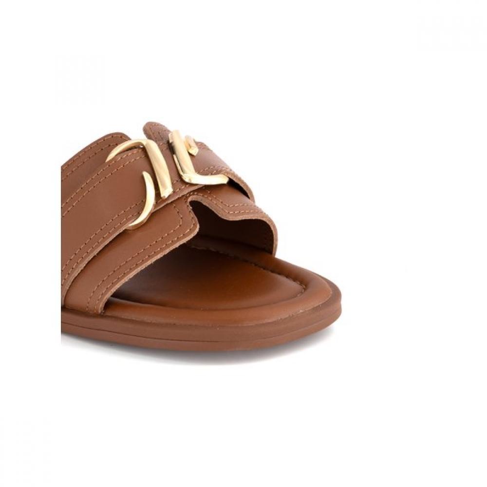 Daks Women 2cm Buckle Mules Slippers Camel Drd604ka34