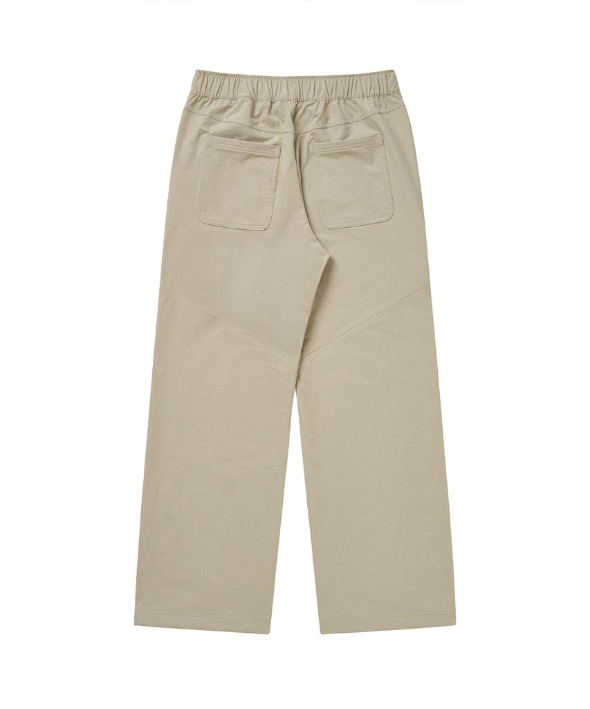 Pantopolladoleu Daily Wide Fit Pants Beige