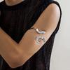 Fashion Personality Small Snake Arm Ring Men's Trendy Punk Exaggerated Adjustable Arm Bracelet Men's Bracelet