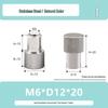 Hongkangming Stainless Steel Knurled Hand-Twist Nut for M3-M12.