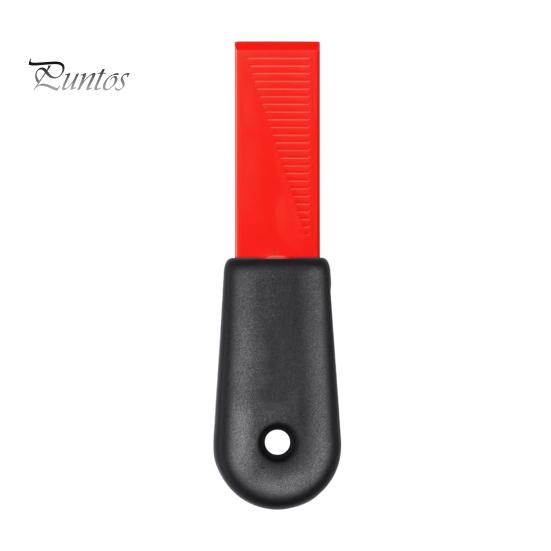 

2-в-1 самозатачивающийся скребок для очистки и крючковый скребок, неабразивный инструмент для удаления этикеток, скребок для очистки красный