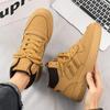 Canvas men's shoes autumn and winter 2025 new boys sports high-top skateboard shoes versatile retro casual winter trendy shoes