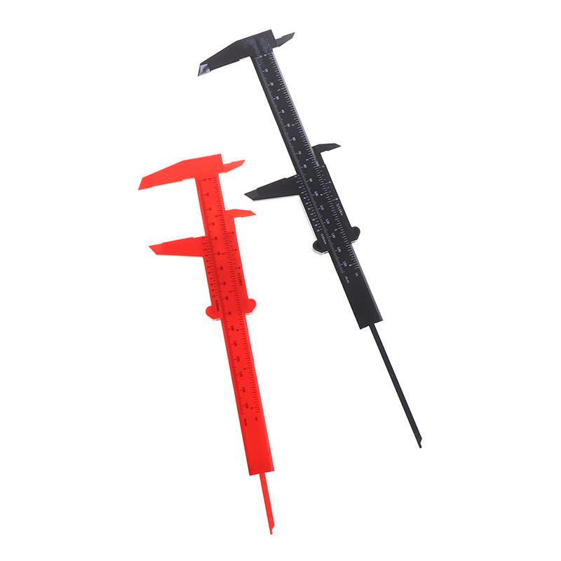 0-150Mm Double Rule Scale Plastic Vernier Caliper Measuring Student Tool Ruler