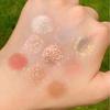 9 Colors Lasting Pearlescent Matte Eyeshadow Palette Glitter Powder Cosmetic