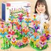 Garden-Themed DIY Flower Arrangement Building Blocks for Kids