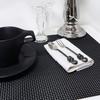 Modern Square Table Mat Black