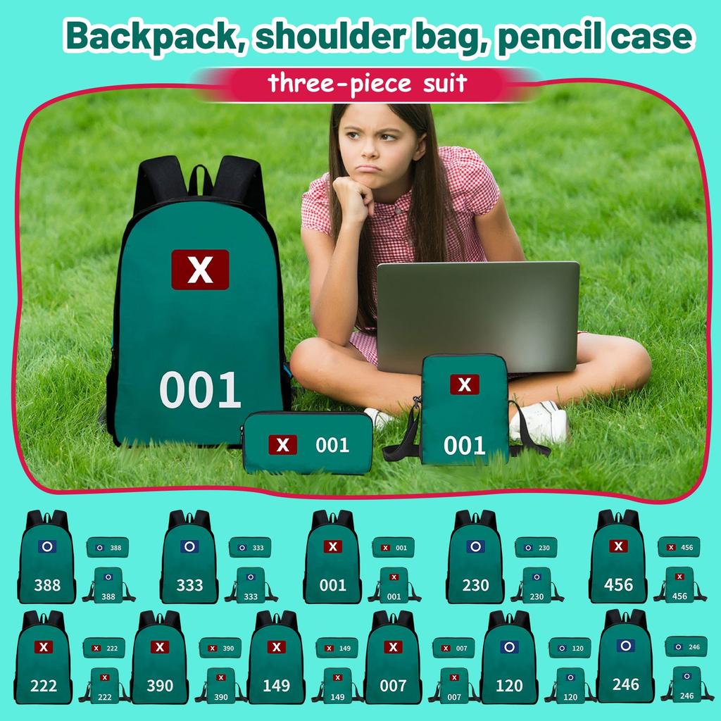 Cartoon Printing Casual Shoulder Bag Junior High School Students Large Capacity Backpacks