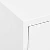VidaXL Armoire de rangement Blanc 80x35x101,5 cm Acier