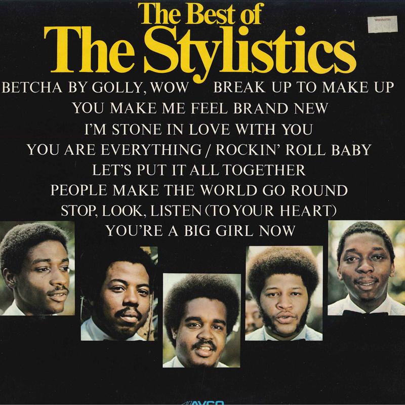LP Record STYLISTICS - Best Of  The Stylistics 9109003 AVCO 1972 UK Soul/Funk Used