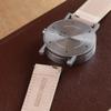 WATCH 2200: A watch with a machined stainless steel case and precious wood accents (Maple)