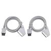 1.8m RGB Scart Video TV AV Cord Cable Compatible with Wii Wii-U Video Game