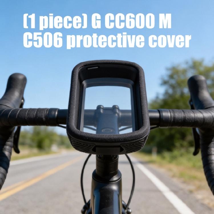 Silicone Cycling Computer Protector Lightweight Weather Resistant Cover For GEOID CC600 C506 C506SE Long Distance Ride Bike Navigation Cycling