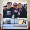BLINGPAINTING Personalized Tapestry Upload Your Image Custom Tapestries, Customized Own Photo Banners, Custom Wall Hanging Horizontal (95''WX85''L)