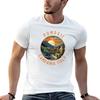 Pompeii Campania Italy Retro Distressed Circle T-Shirt Soft Stretch Short Sleeve Top
