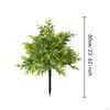 Artificial Topiary Tree with Ground 23.62inch Shrub Bush Faux Greenery for Porch