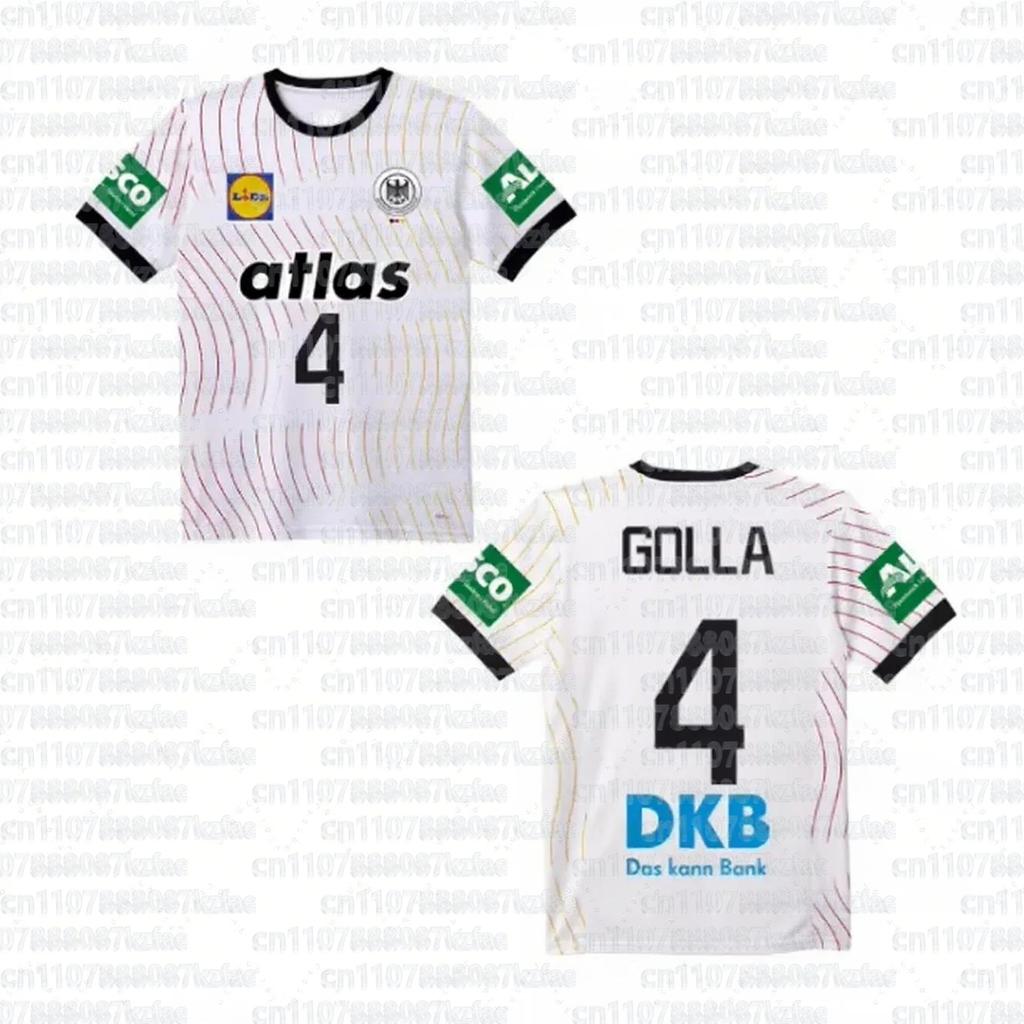 Maillot Handball Allemand Vente Chaude Parent Enfant Style 2025-26 Maillot de Handball Domicile et Extérieur T-shirt Imprimé 3D Tee à Séchage Rapide