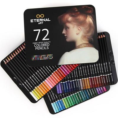 Plechové puzdro na farebné ceruzky Eternal Art Professional, 72 farieb, 1 sada, kórejské zásoby hračiek