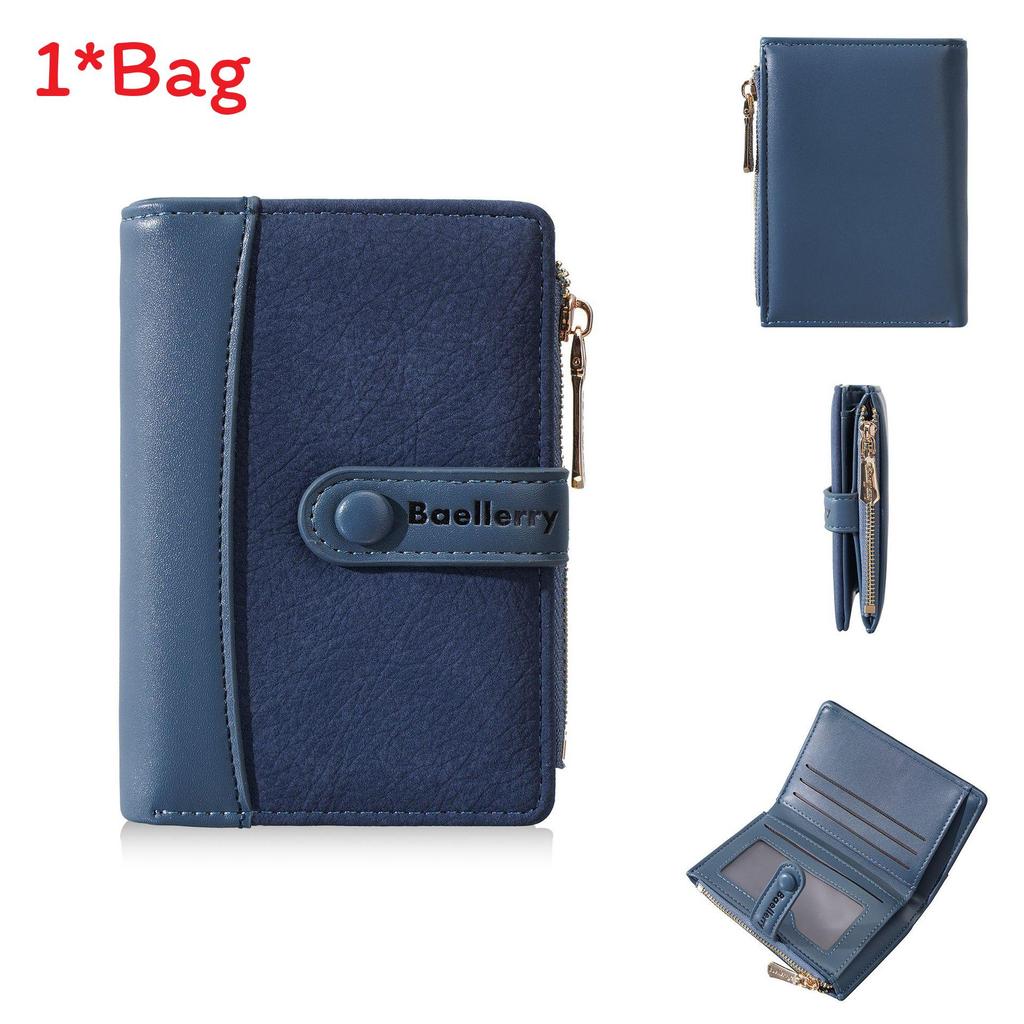 Baellerry Womens Wallet Pu Leather Crossbody Card Holder With Expandable Storage For Daily Use