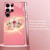 Beautiful Pink Gemstone Crown Phone Case Glass S26 Ultra Case S25 Ultra Case for Samsung Galaxy S26 S25 S24 S23 S22FE Ultra Plus