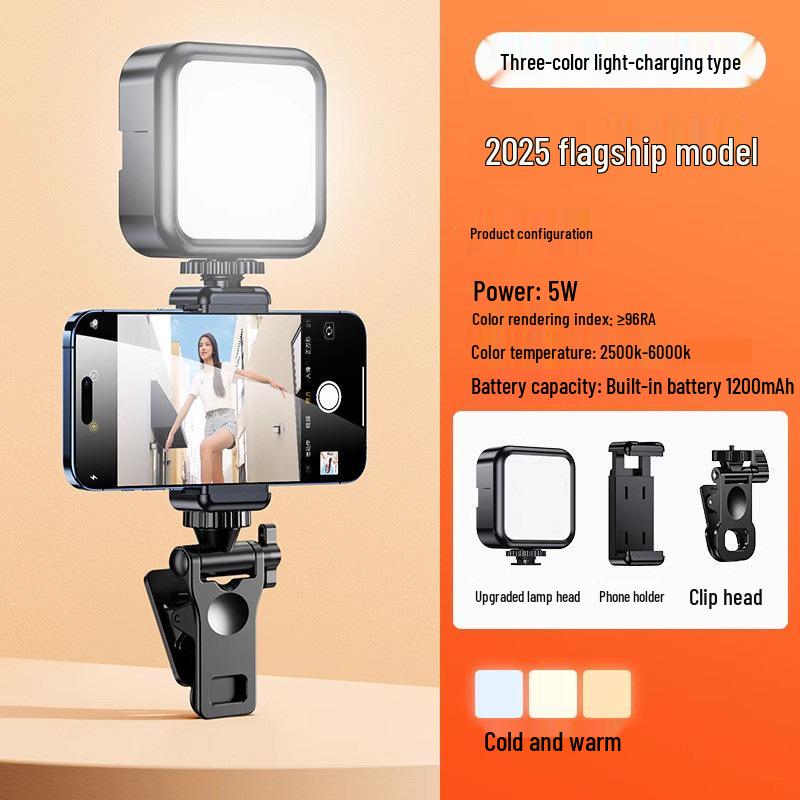 Mini Portable RGB Fill Light for Selfies, Streaming, and Photography